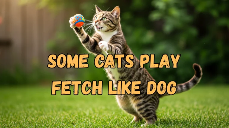 Cats Play Fetch Like Dogs