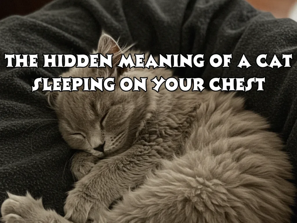Cat Sleeping on Your Chest
