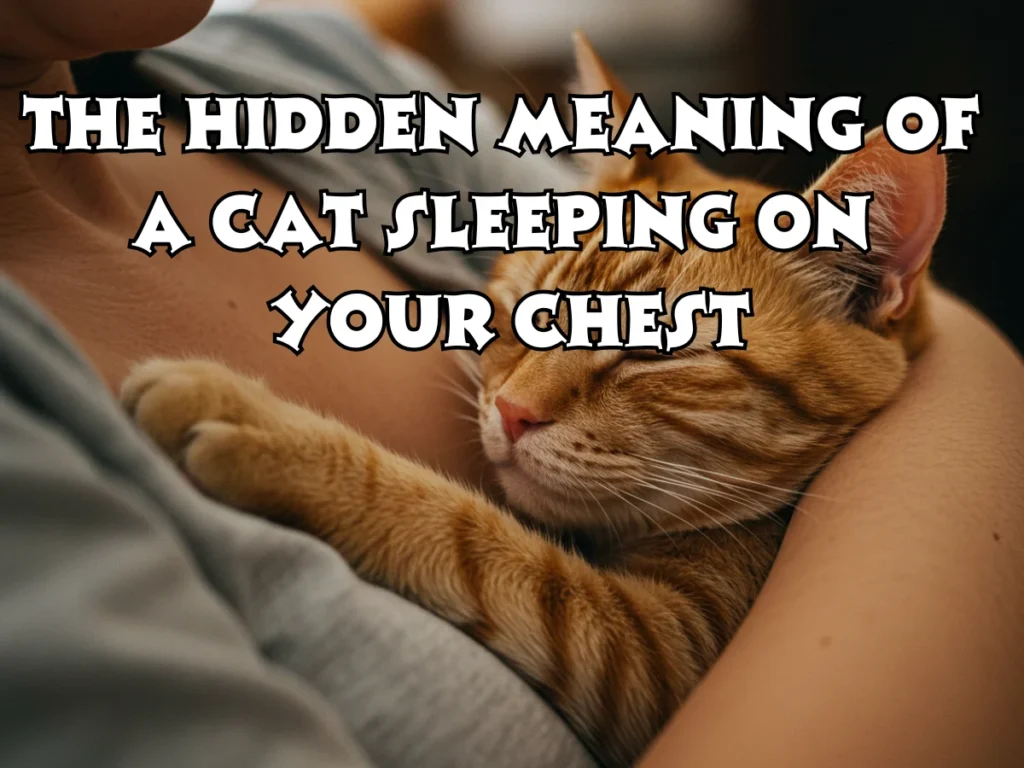Cat Sleeping on Your Chest